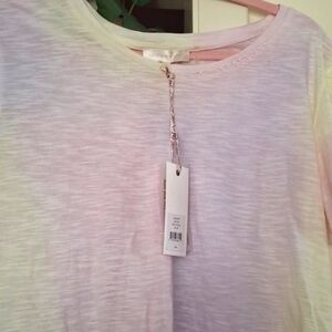 LoveShackFancy Pink, Purple, and Yellow Calix Tee NWT